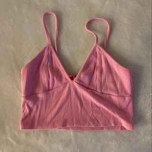 PINK CROP TOP